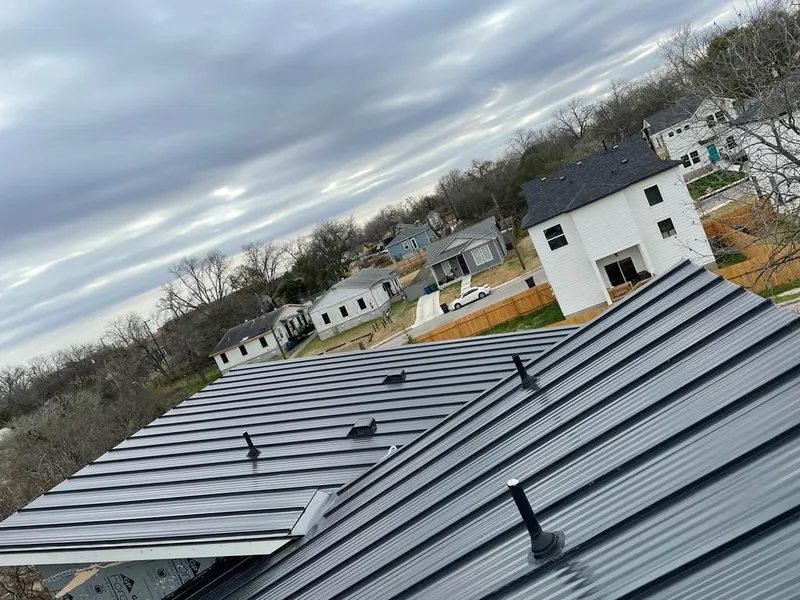 Standing seam metal roof panels with vents for Skylight Repair in Salmon Creek
